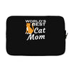 world's best cat mom Laptop sleeve