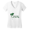 life life on the veg Women's V-Neck T-Shirt