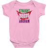 straight outta arkham Baby Bodysuit
