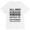 all men are created equal september V-Neck Tee