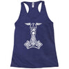 thorshammer mj&ouml;lnir odin wikinger germanen Racerback Tank