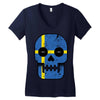 sweden till i die Women's V-Neck T-Shirt