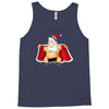 funny flashing naked nude christmas santa claus Tank Top