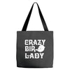 crazy bird lady Tote Bags