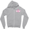 breast cancer survivor pocket Zipper Hoodie