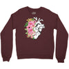Heart And Flowers Crewneck Sweatshirt