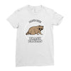 save the trash pandas Ladies Fitted T-Shirt
