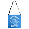 let's taco bout it Adjustable Strap Totes