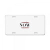 Yesterday Now Tomorrow License Plate