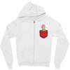 saitama pocket Zipper Hoodie
