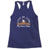 leave me talking to my horse today Racerback Tank