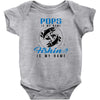 Pops is my Name Fishing Is My Game Baby Onesie