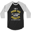 I'm A Proud Dad Of A Freaking Awesome daughter 3/4 Sleeve Shirt