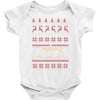 christmas ugly shark Baby Bodysuit