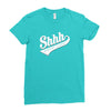 shhh nobody cares Ladies Fitted T-Shirt
