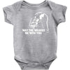 may the brakes be with you Baby Onesie