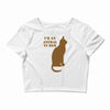 im an animal in bed Crop Top