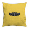 pinstripe 2 skull humor funny Throw Pillow