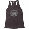 hey moron Racerback Tank