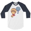 hot bear balloon 3/4 Sleeve Shirt