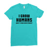 I Grow Humans - What is Your Super Power? Ladies Fitted T-Shirt