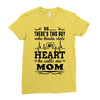 There's This Boy Who Stole My Heart He Calls Me Mom Ladies Fitted T-Shirt