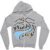 quiet place Zipper Hoodie