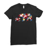 mama bear baby bear floral Ladies Fitted T-Shirt