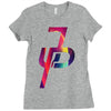 jake paul cool colors Ladies Fitted T-Shirt
