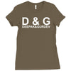kurupt fm deepak &amp; gurdev d&amp;g logo Ladies Fitted T-Shirt