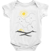 on the top (mountain) Baby Onesie