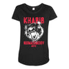 khabib nurmagomedov bear strong Maternity Scoop Neck T-shirt