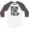 run the trap mens trap music t shirt dope swag hipster flosstradamus t 3/4 Sleeve Shirt