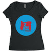 please blu Women's Triblend Scoop T-shirt