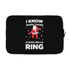 i know when those sleigh bells ring Laptop sleeve