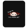 October Peeking Out Baby Boy Mousepad
