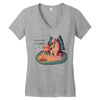 Let's Go Camping Women's V-Neck T-Shirt