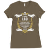 I Am A Leo Ladies Fitted T-Shirt
