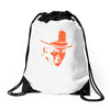 clockwork orange Drawstring Bags