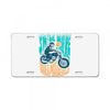 smile more, ride a motorcycle License Plate