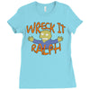 ralph wrecking it Ladies Fitted T-Shirt
