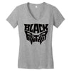 black panther Women's V-Neck T-Shirt