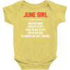 June Girl Hated By Many Baby Onesie