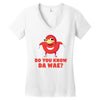 Do You Know Da Wae, THE WAY, DA WAE, Finding Da Wae, Ugandan Knuckles, Women's V-Neck T-Shirt