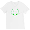 neon toothless V-Neck Tee