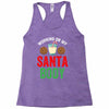 working on my santa body Racerback Tank