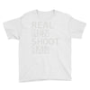 real men shoot raw Youth Tee