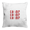 Camp Hitchhiking Throw Pillow
