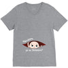 December Peeking Out Baby Boy in Spanish V-Neck Tee
