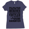 Vietnam Veteran Granddaughter Ladies Fitted T-Shirt